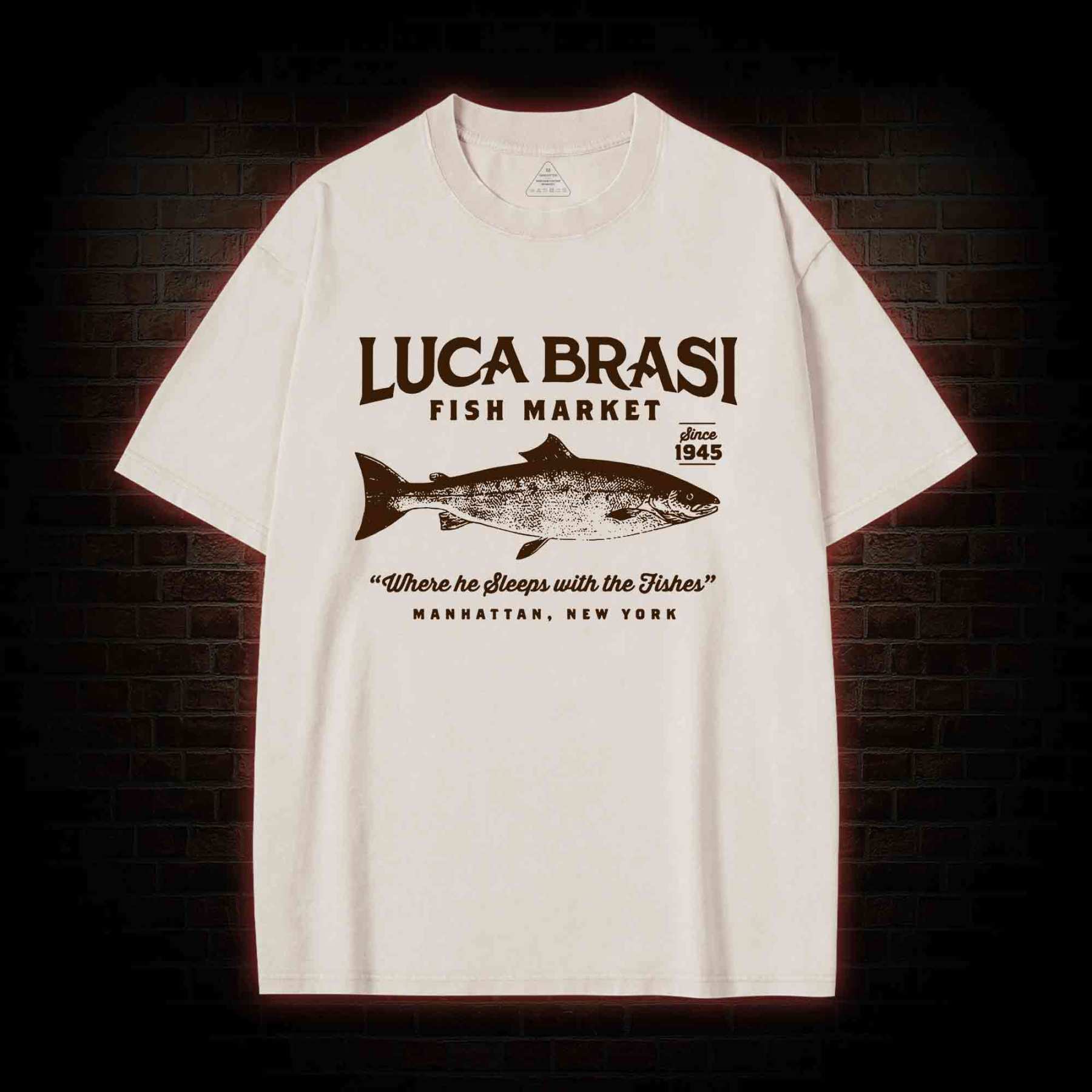 Luca Brasi Fish Market Washed T-shirt