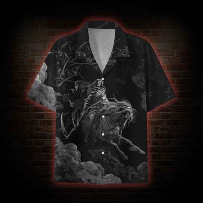 Death on the Pale Horse Button-up Shirt