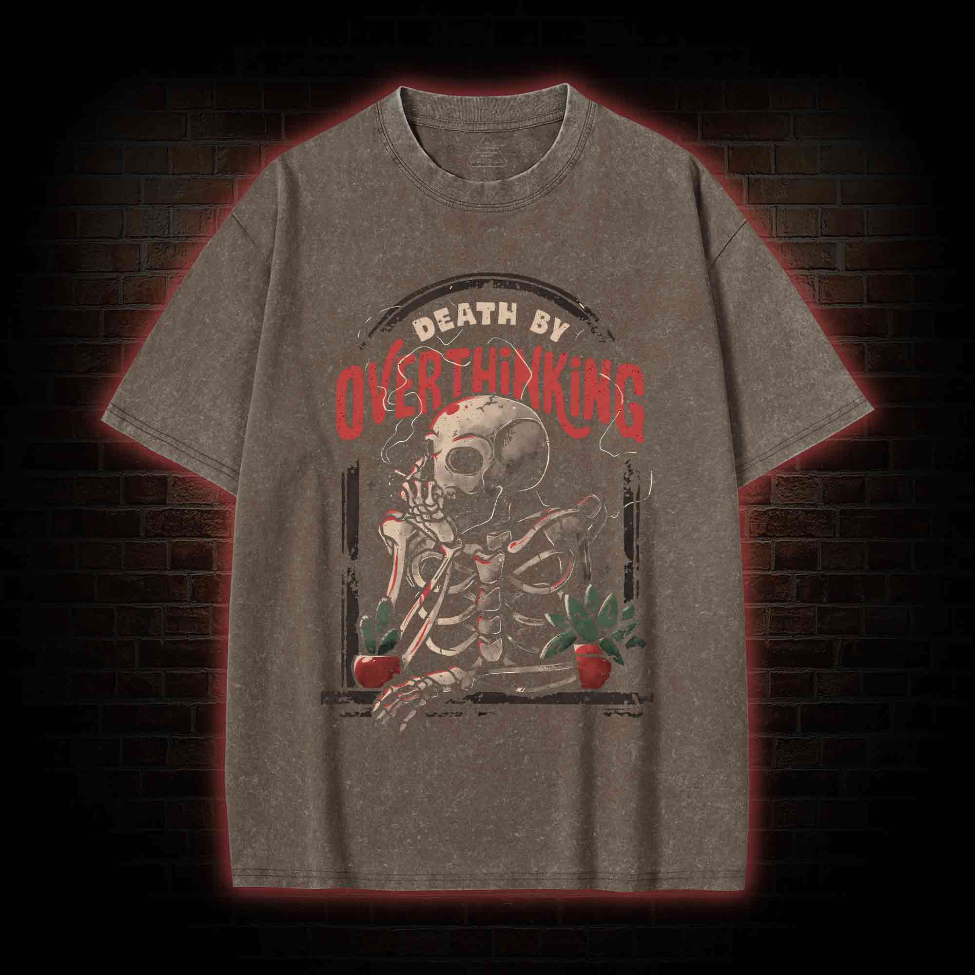 Death By Overthinking Washed T-shirt