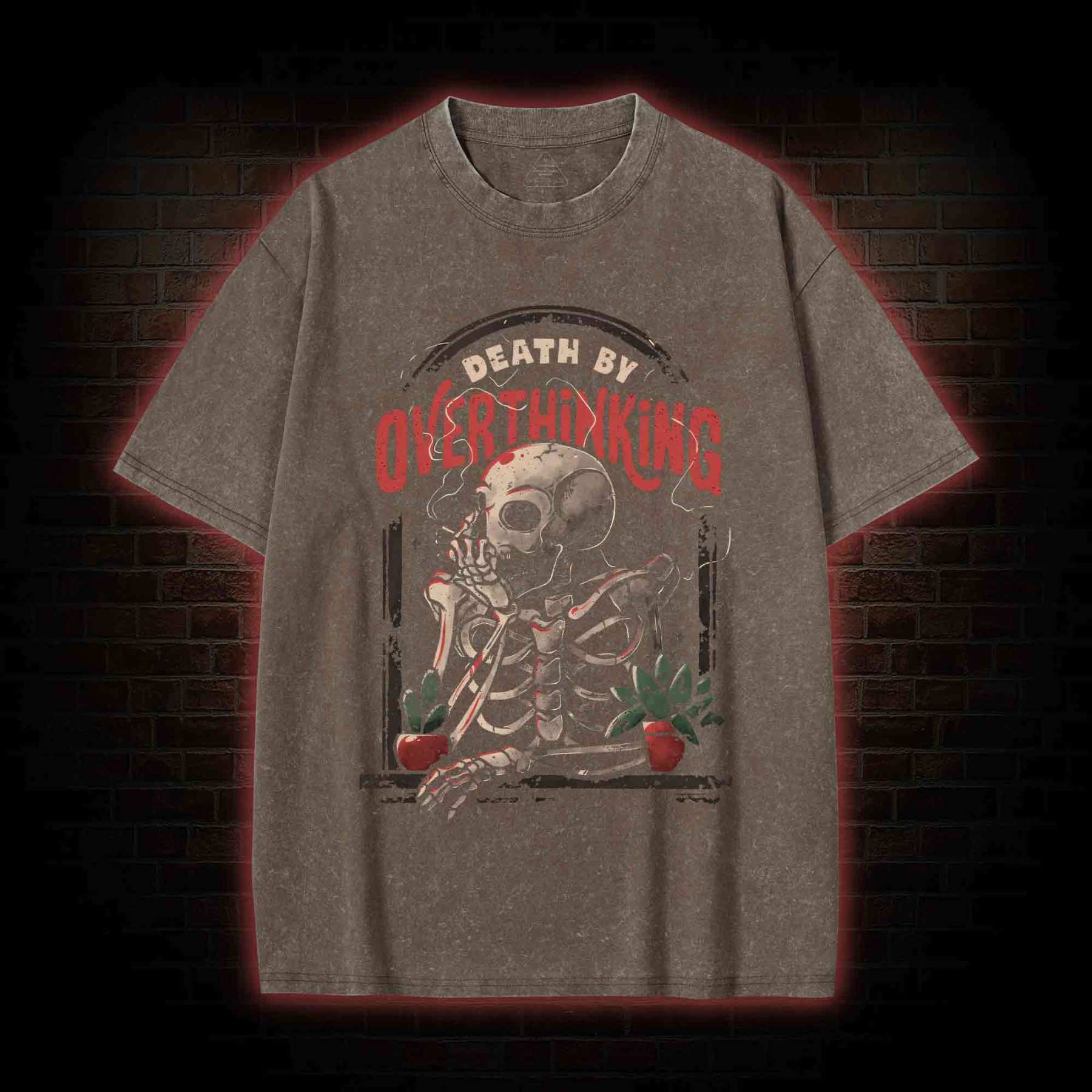 Death By Overthinking Washed T-shirt