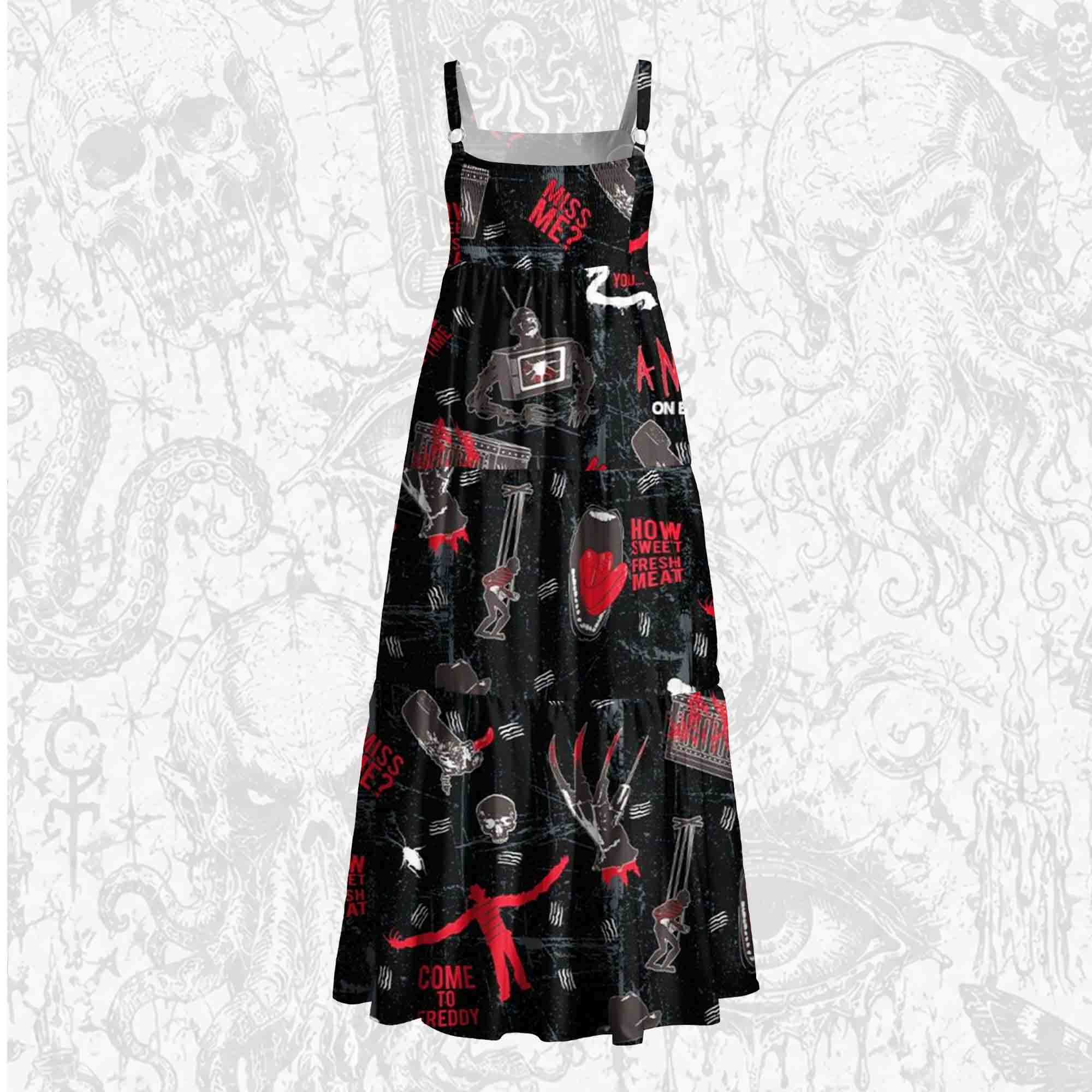 Miss Me Wide Straps Maxi Dress
