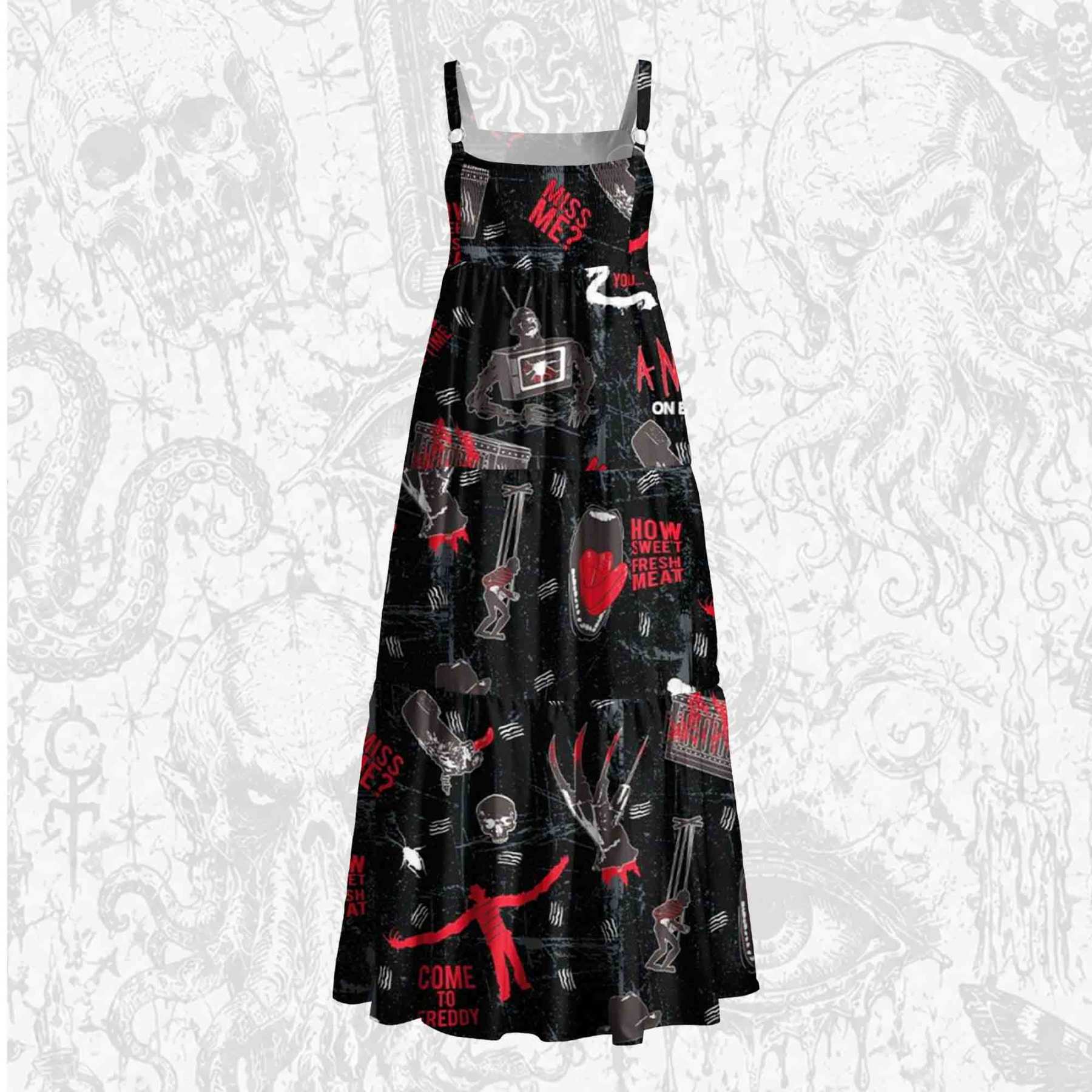 Miss Me Wide Straps Maxi Dress