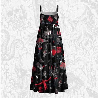 Miss Me Wide Straps Maxi Dress