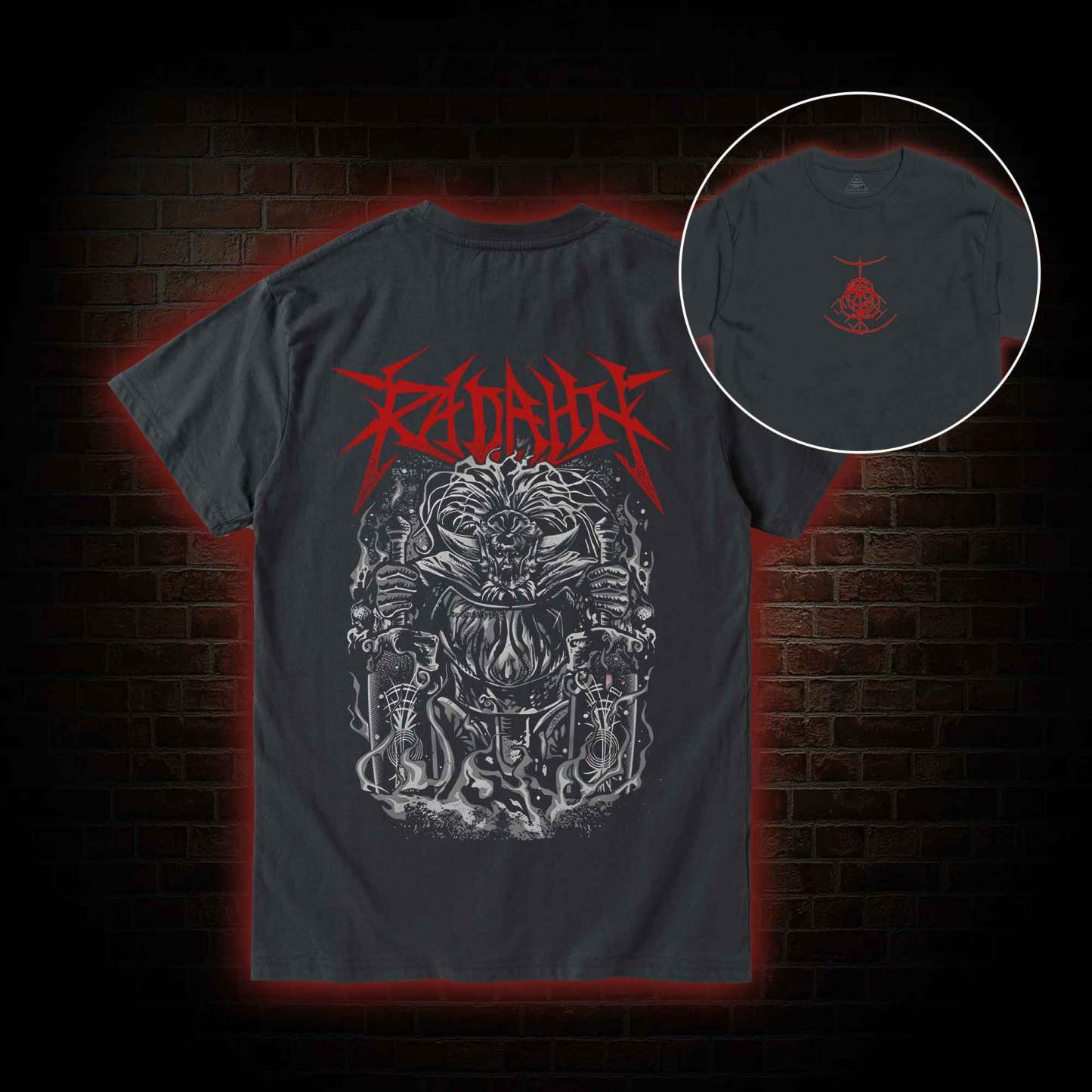 Gravity King Back Print T-Shirt