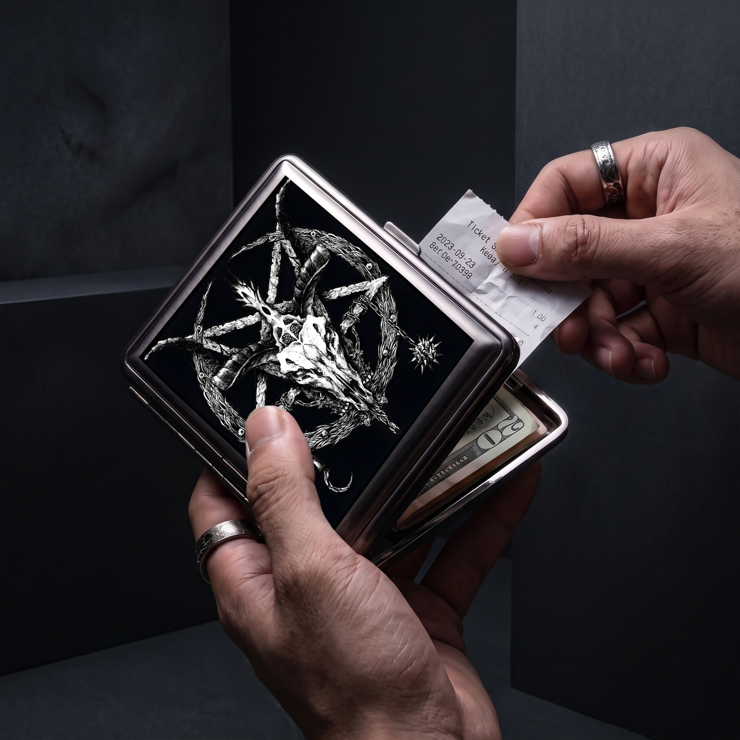 Baphomet Compressed Cigarette Box