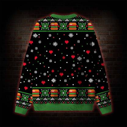 Merry Burgermas Ugly Sweatshirts