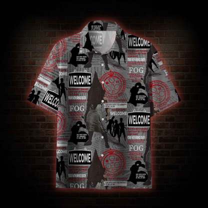 Red Pyramid Thing Button-up Shirt