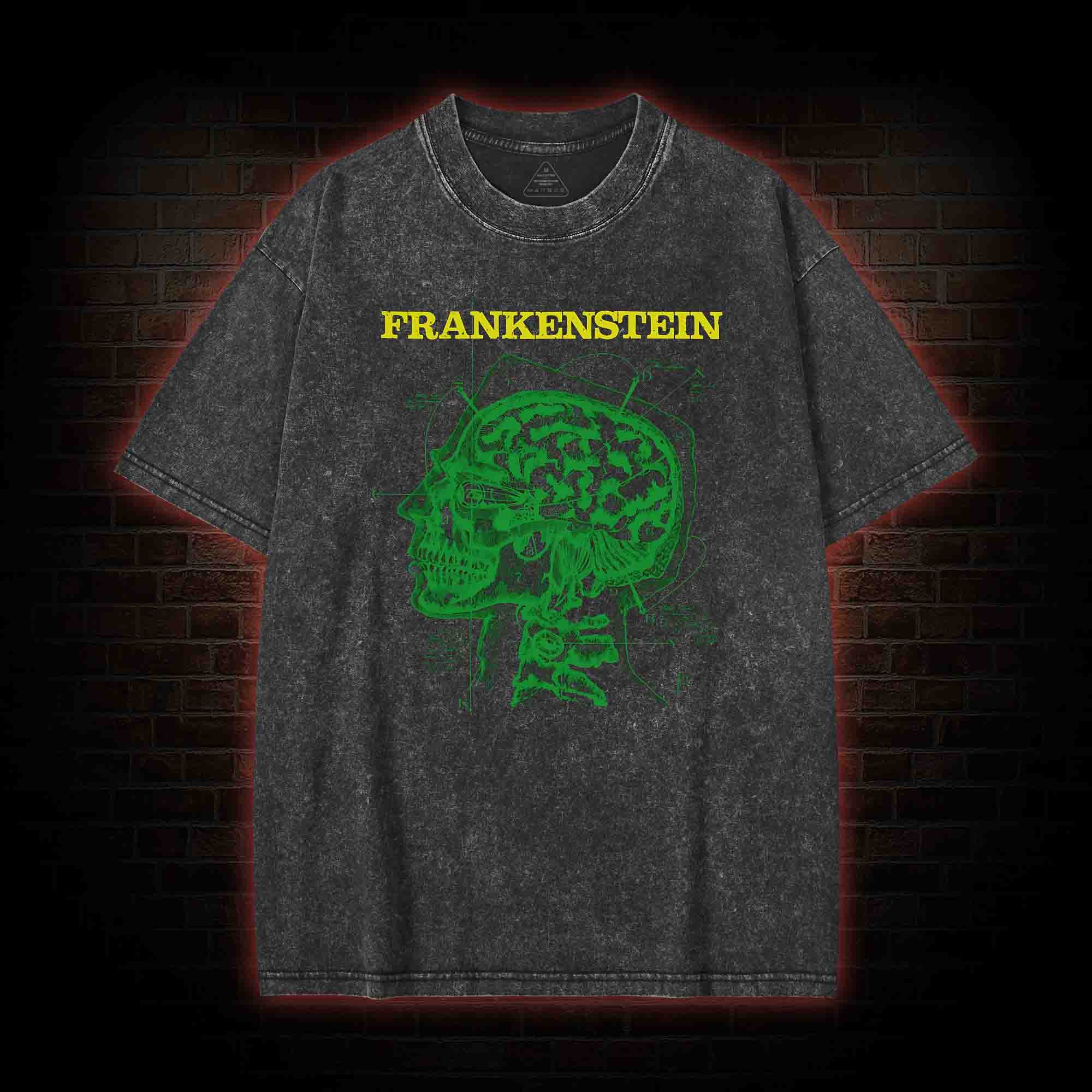 Frankenstein Inner Mind Washed T-shirt