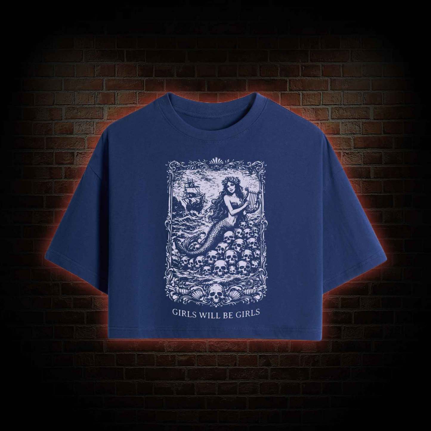 Girls will be Girls Greek mythology Crop Top