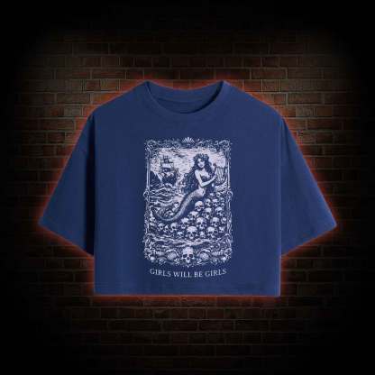 Girls will be Girls Greek mythology Crop Top