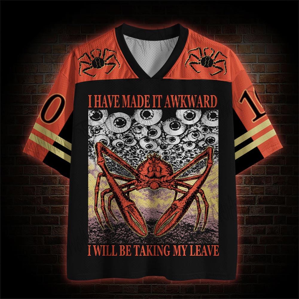 I Will Be Taking My Leave Mesh Jersey