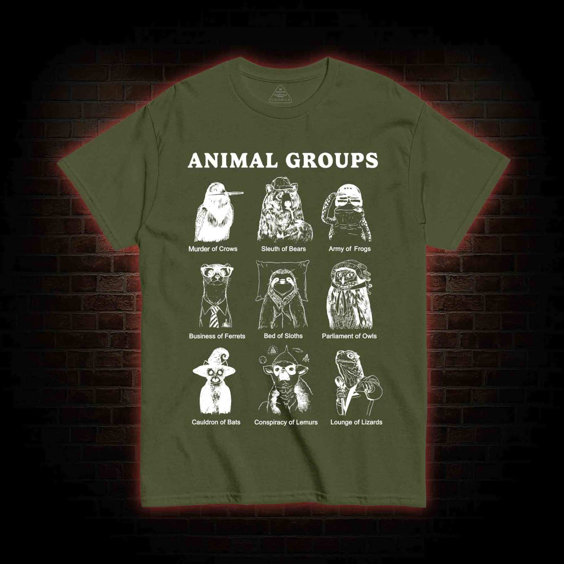 Animal Groups T-shirt