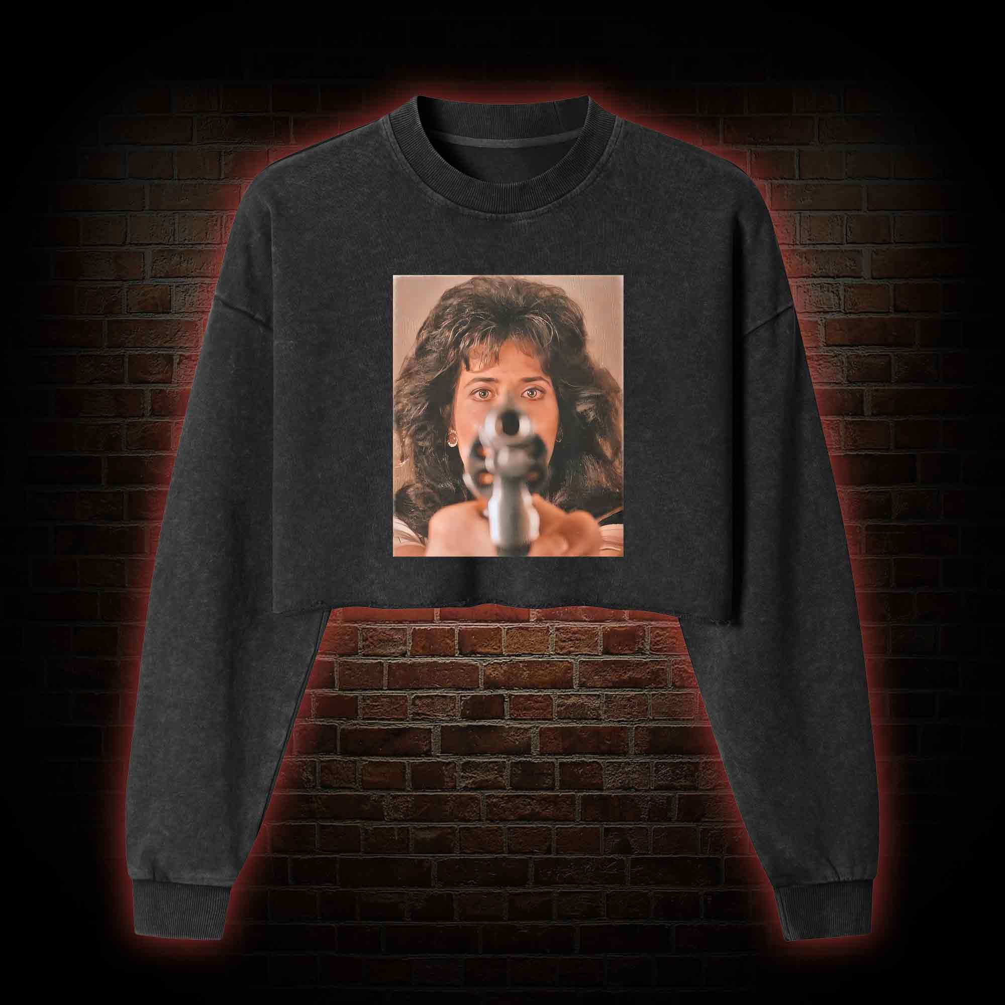 What's this Washed Cropped Sweatshirts