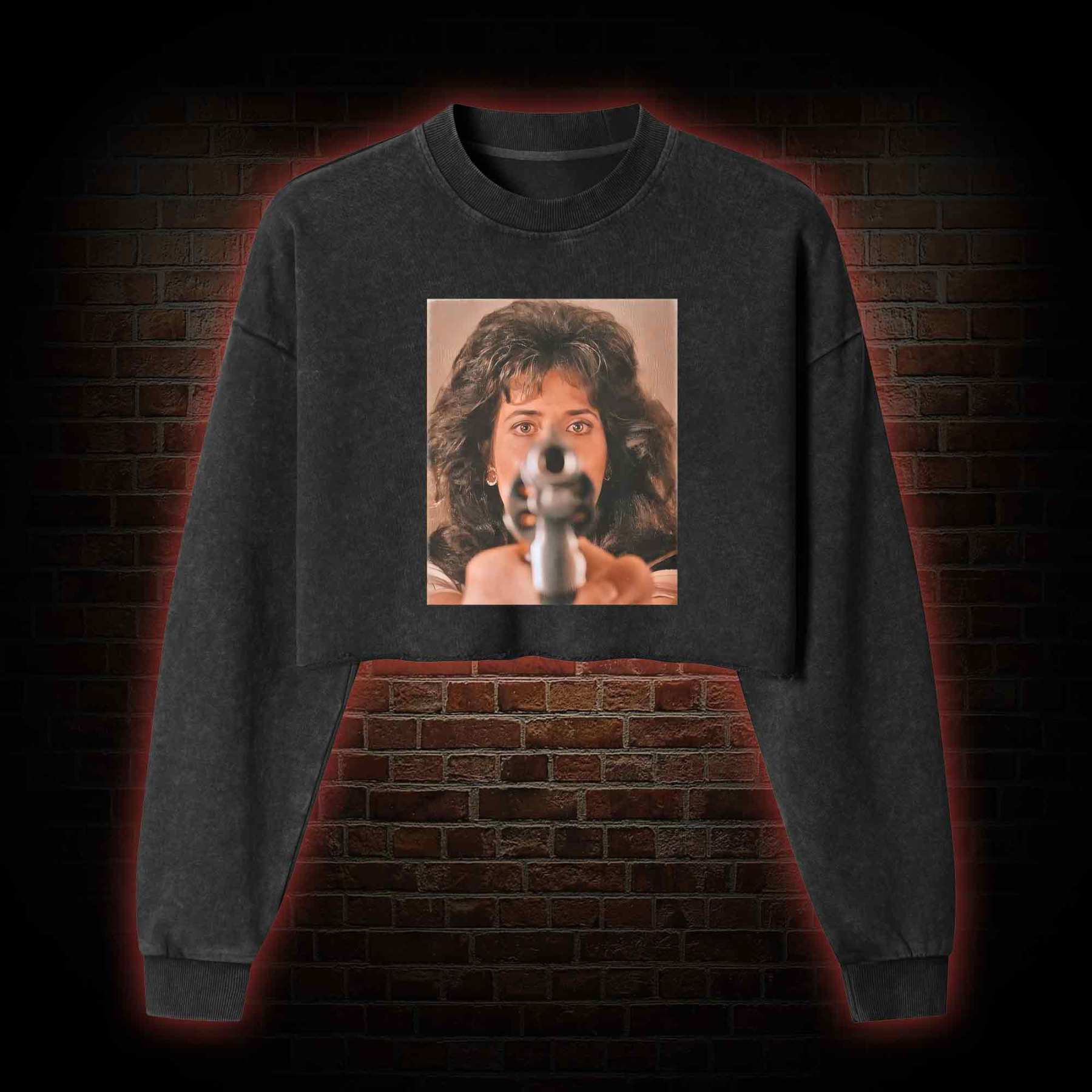 What's this Washed Cropped Sweatshirts