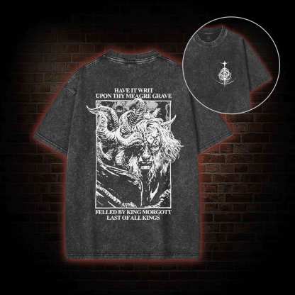 Wilful Traitors All Back Print Washed T-shirt