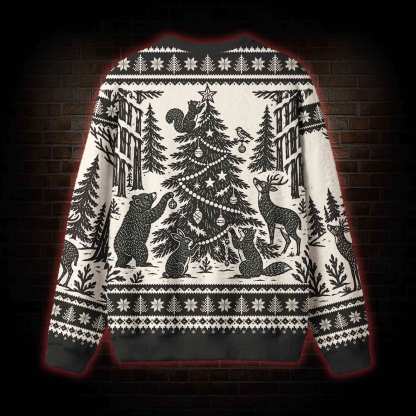 Woodland Christmas Ugly Sweatshirts