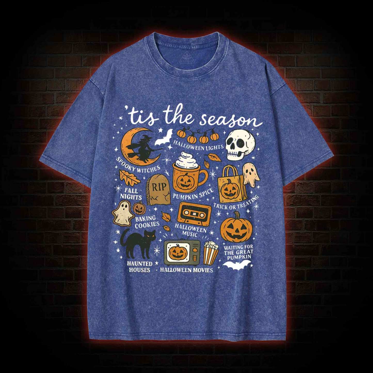 Vintage Halloween Washed T-shirt