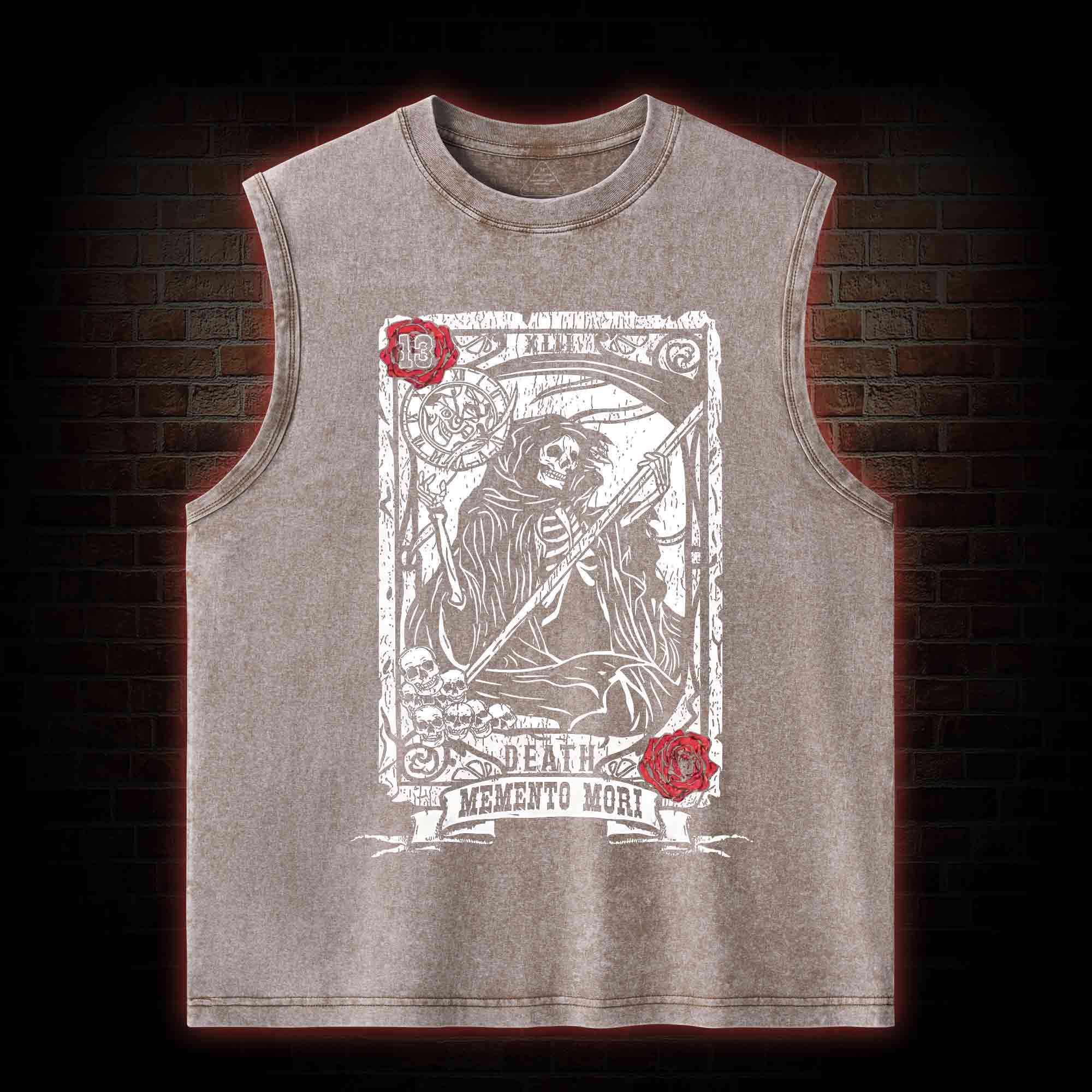 Memento Mori Washed Tank Top