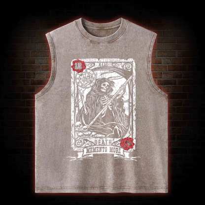 Memento Mori Washed Tank Top