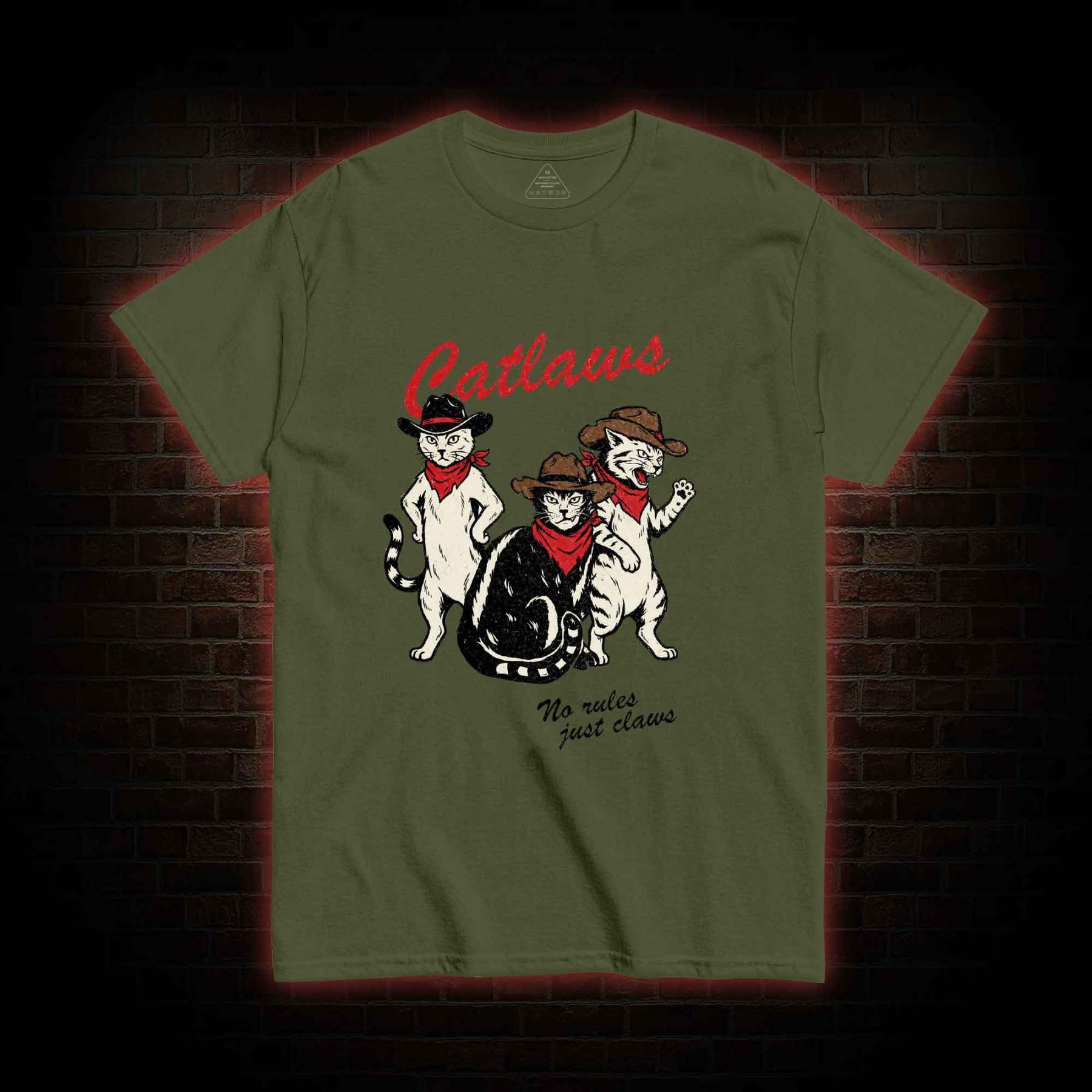 Vintage Cowboy Cat T-shirt
