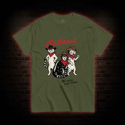 Vintage Cowboy Cat T-shirt