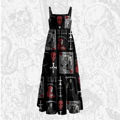 Death Wide Straps Maxi Dress