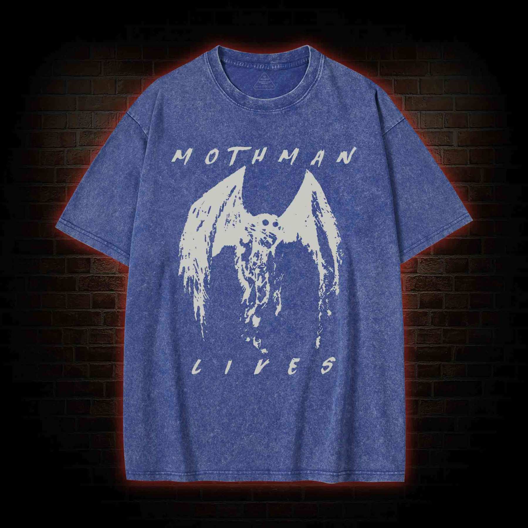 Mothman Lives Washed T-shirt