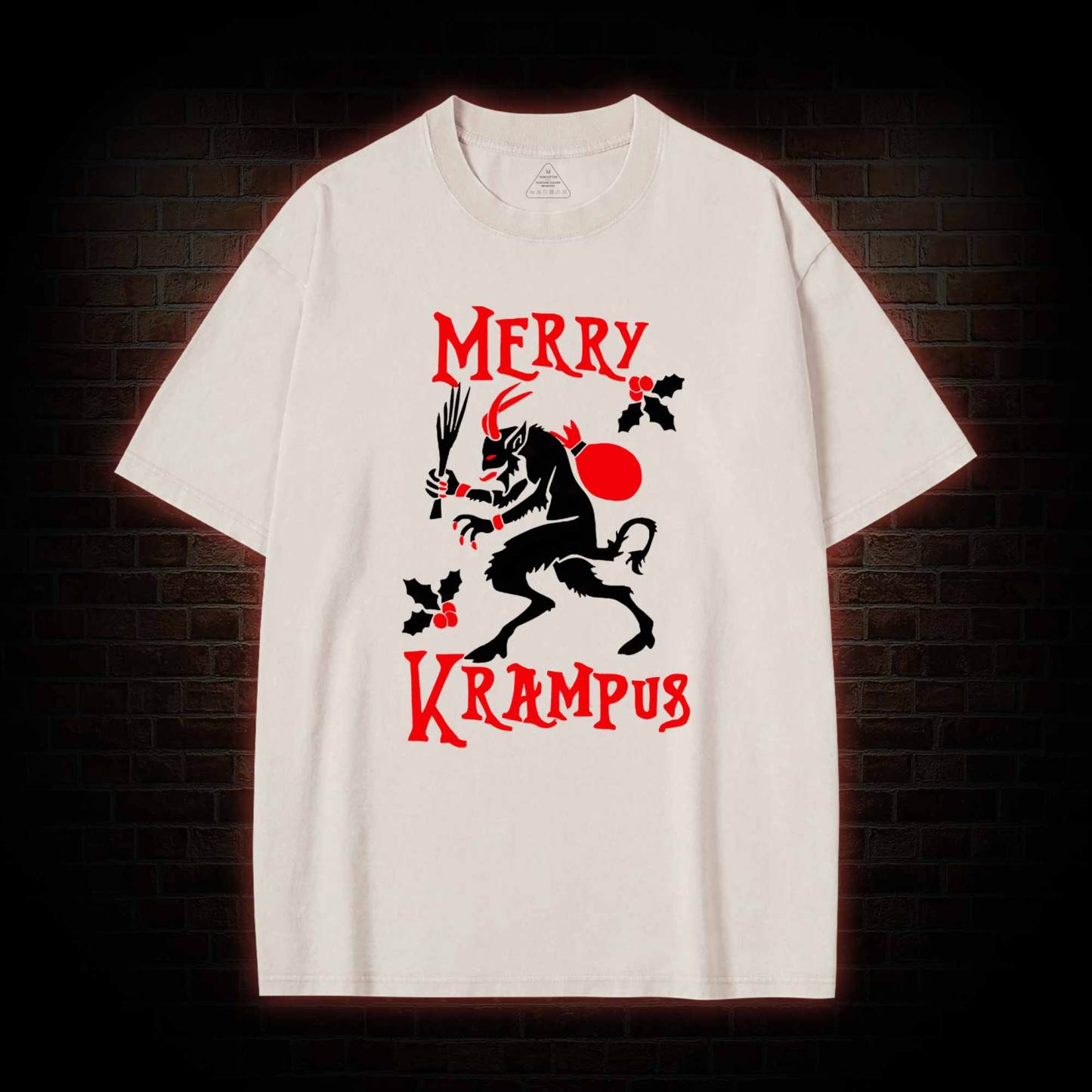 Krampus Creepmas Washed T-shirt