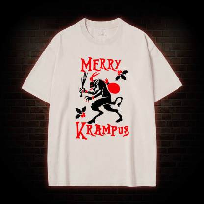 Krampus Creepmas Washed T-shirt