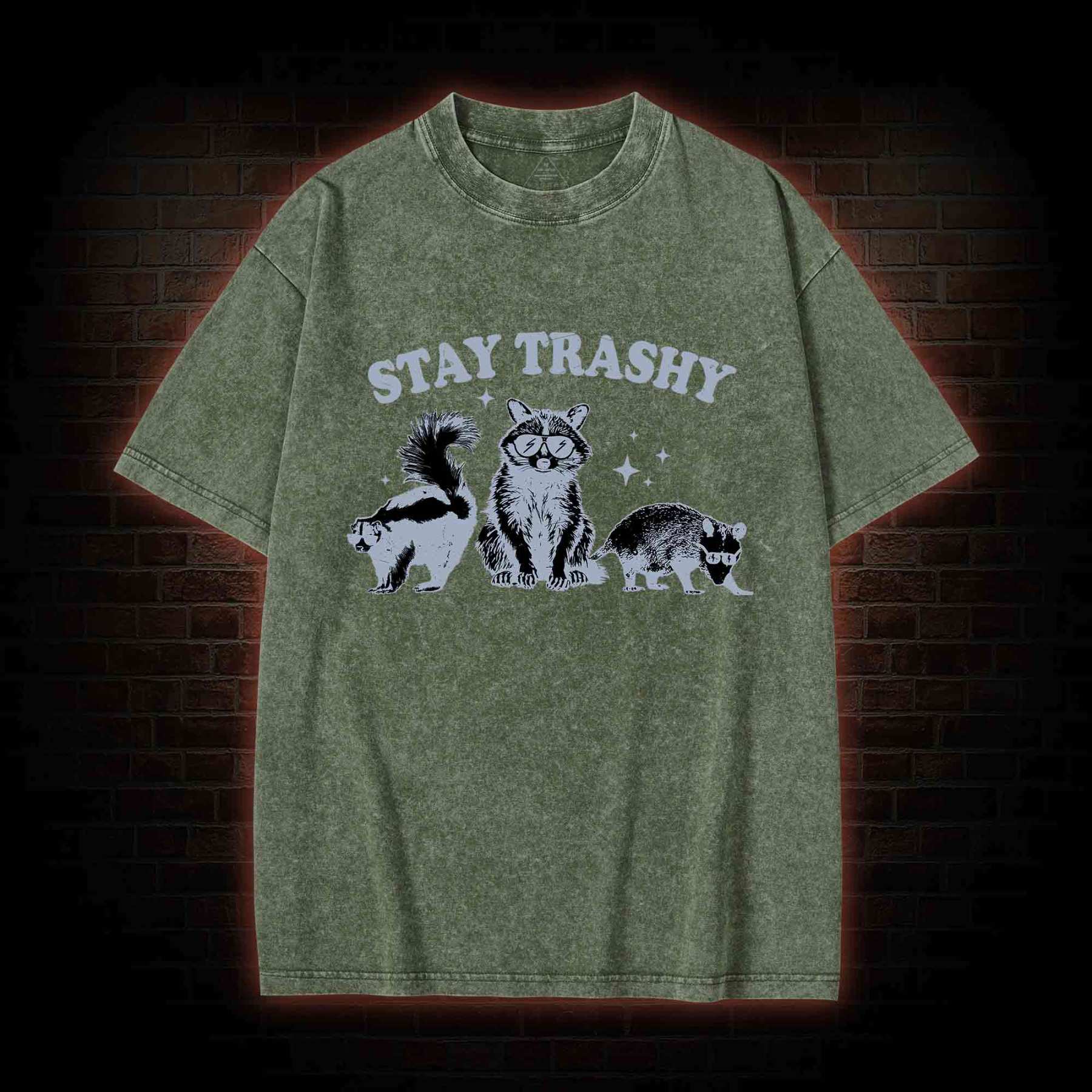 Stay Trashy Washed T-shirt