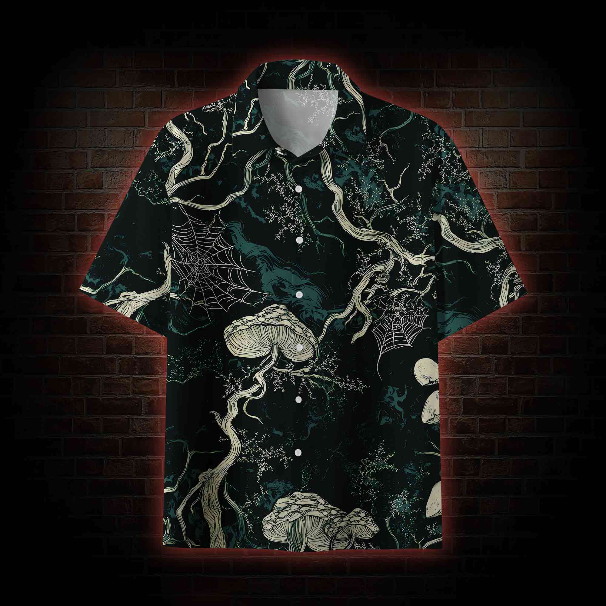 Mysterious Dark Forest Hawaiian Shirt
