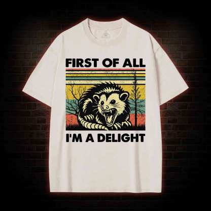 I'm A Delight Washed T-shirt