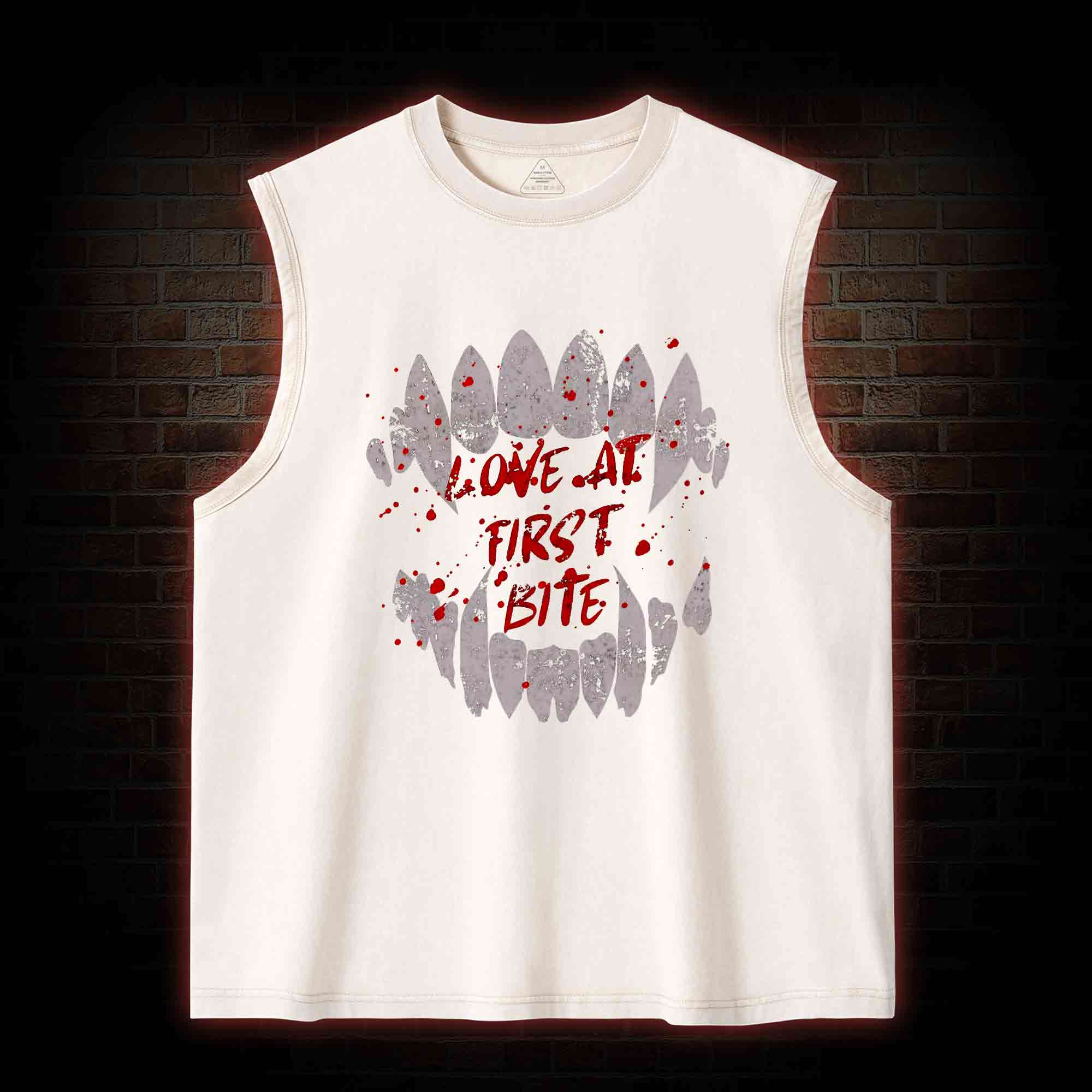 Love at First Bite Washed Tank Top