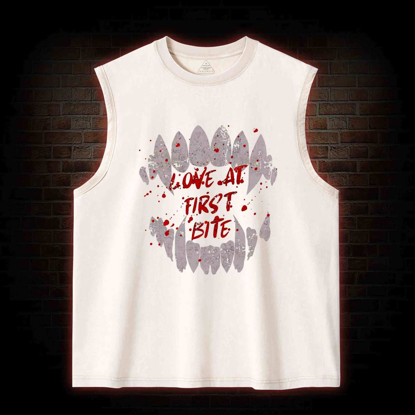 Love at First Bite Washed Tank Top