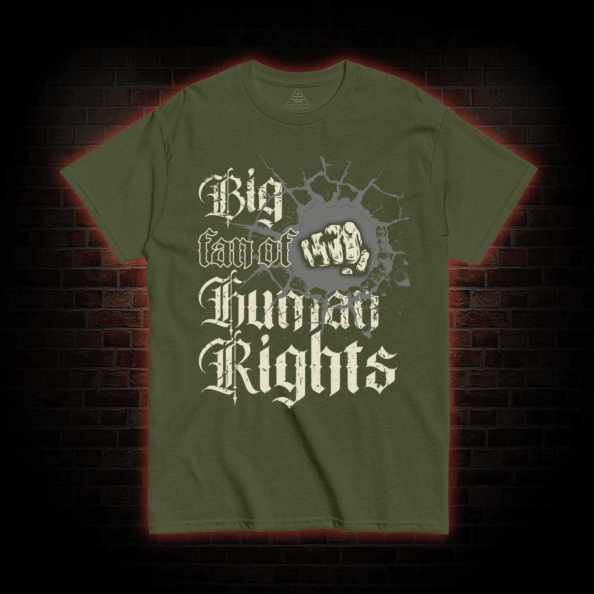Vintage Big Fan of Human Rights T-shirt