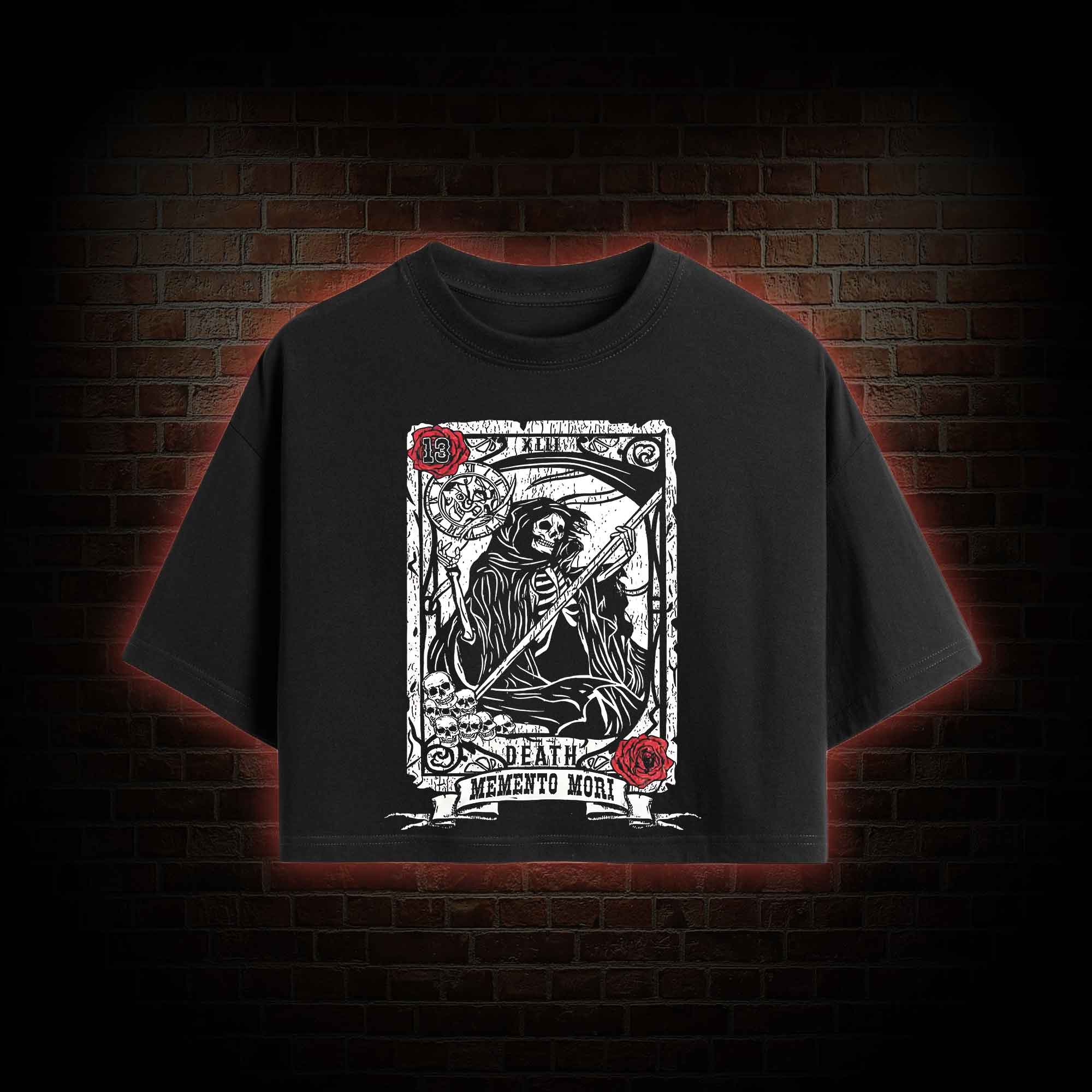 Memento Mori Crop Top