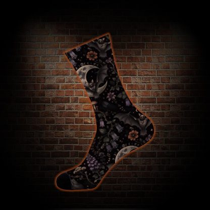 Whimsigoth Celestial Bat Socks