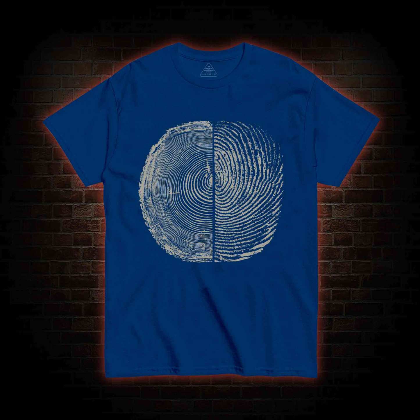 Tree Rings And Fingerprint T-shirt