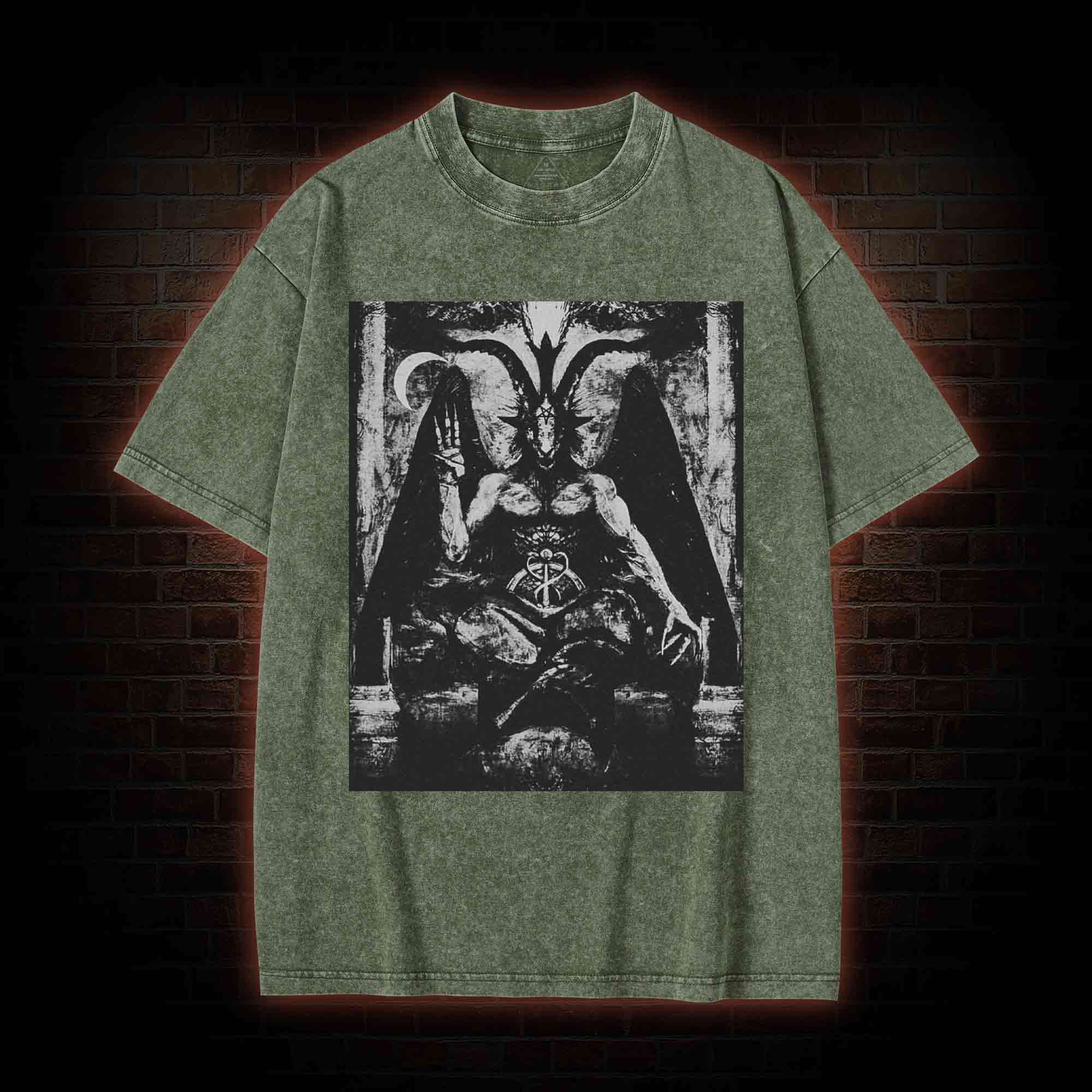 Demonic Goat Washed T-shirt