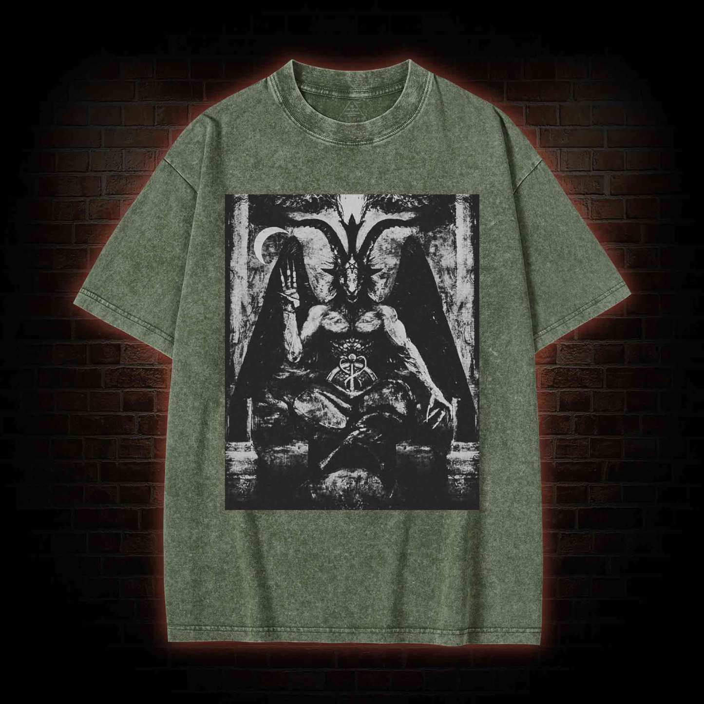 Demonic Goat Washed T-shirt