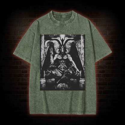 Demonic Goat Washed T-shirt