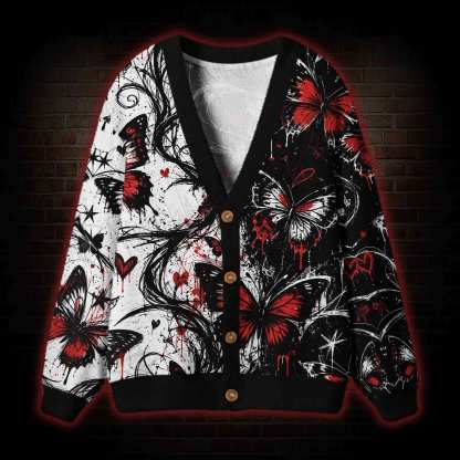 Bleeding Wings Cardigan Sweater