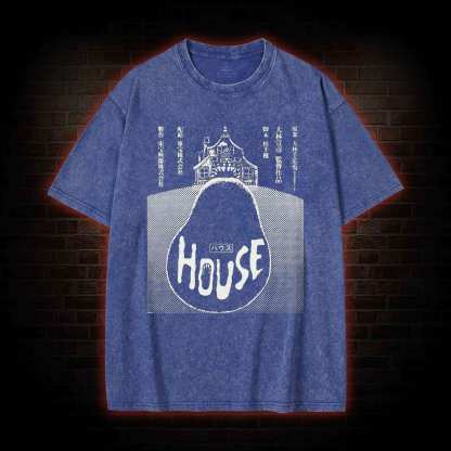 House Hausu Film Washed T-shirt