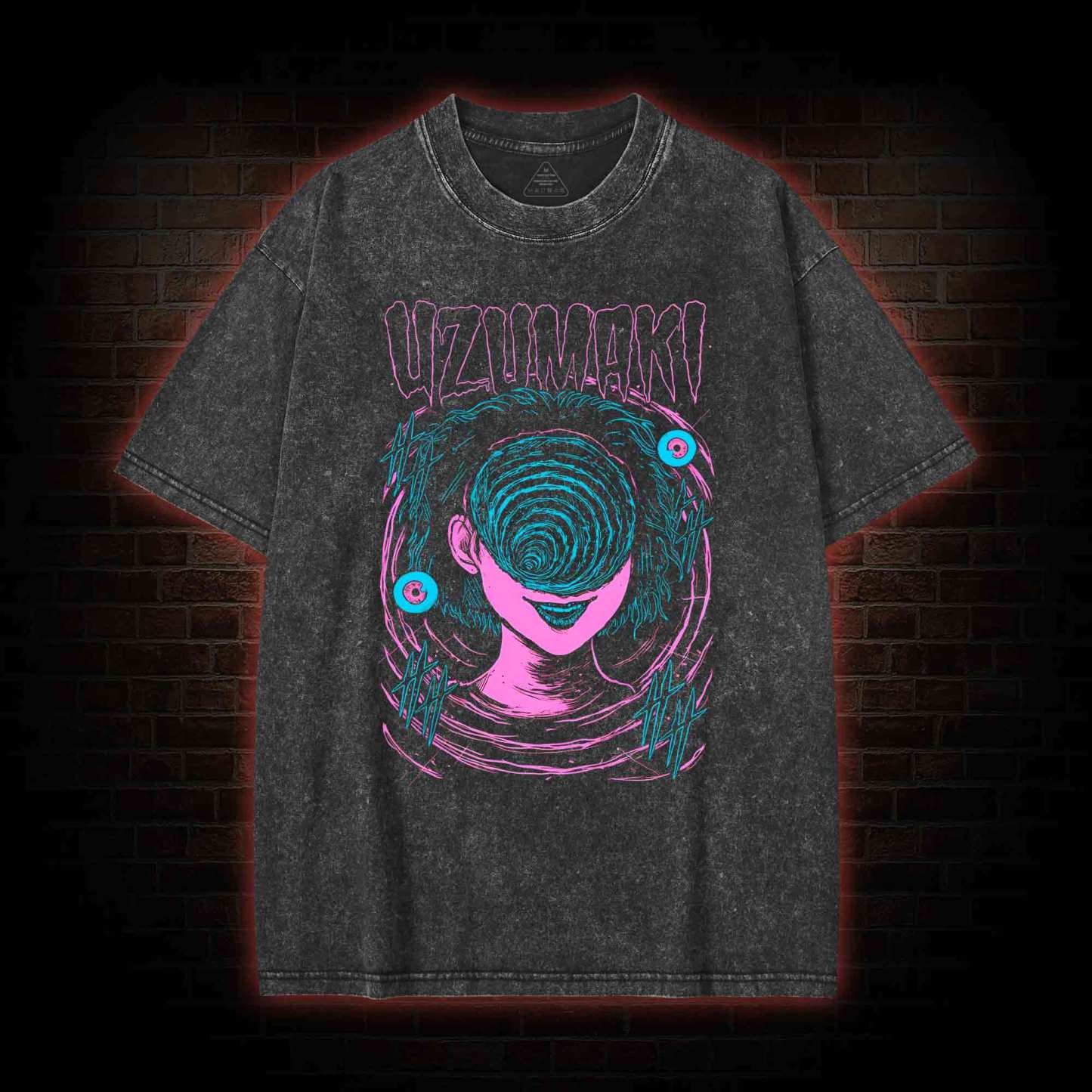 UZUMAKI Girl Washed T-shirt