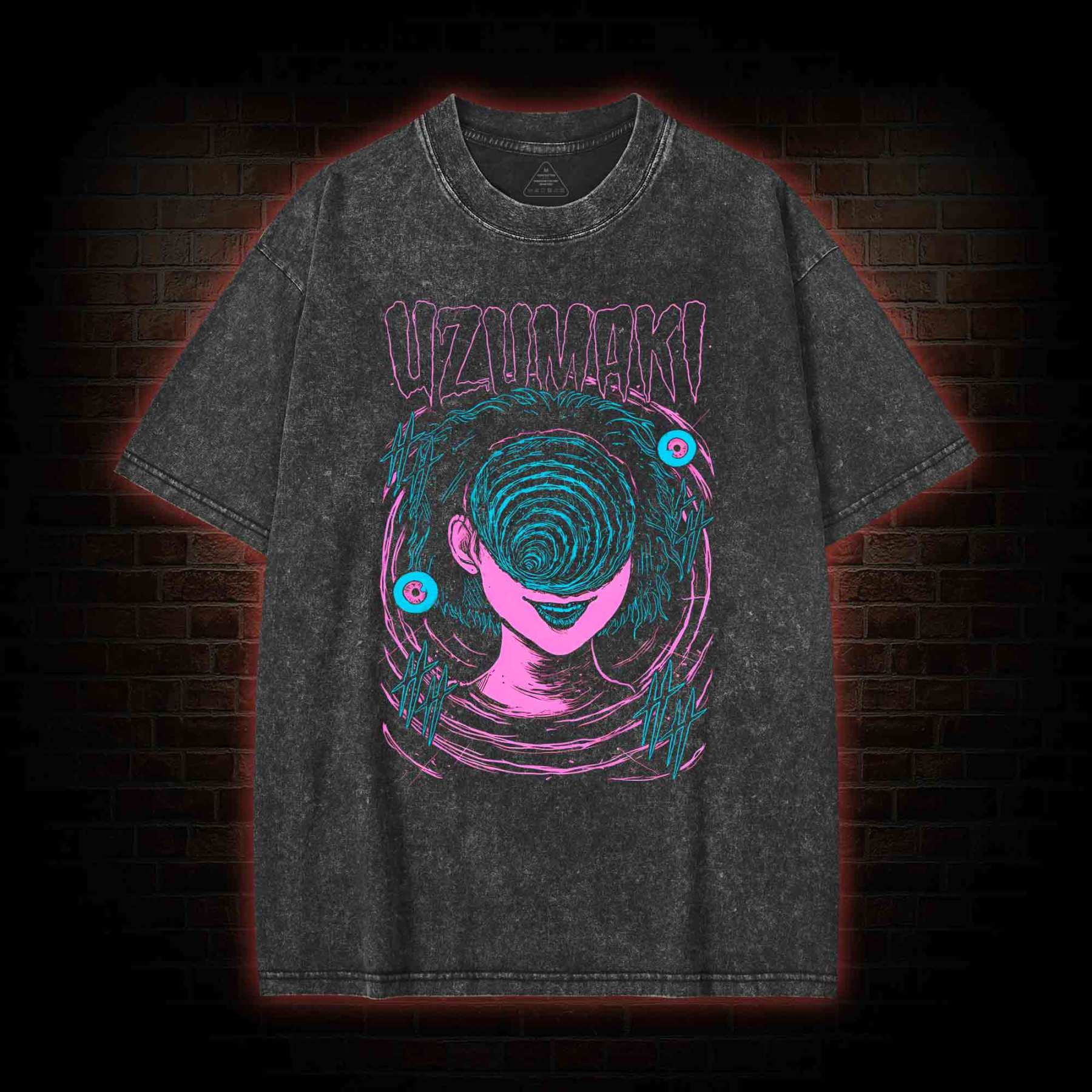 UZUMAKI Girl Washed T-shirt