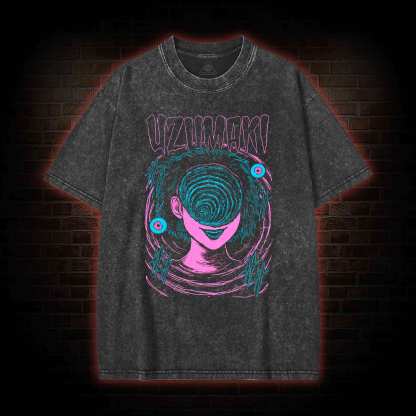 UZUMAKI Girl Washed T-shirt