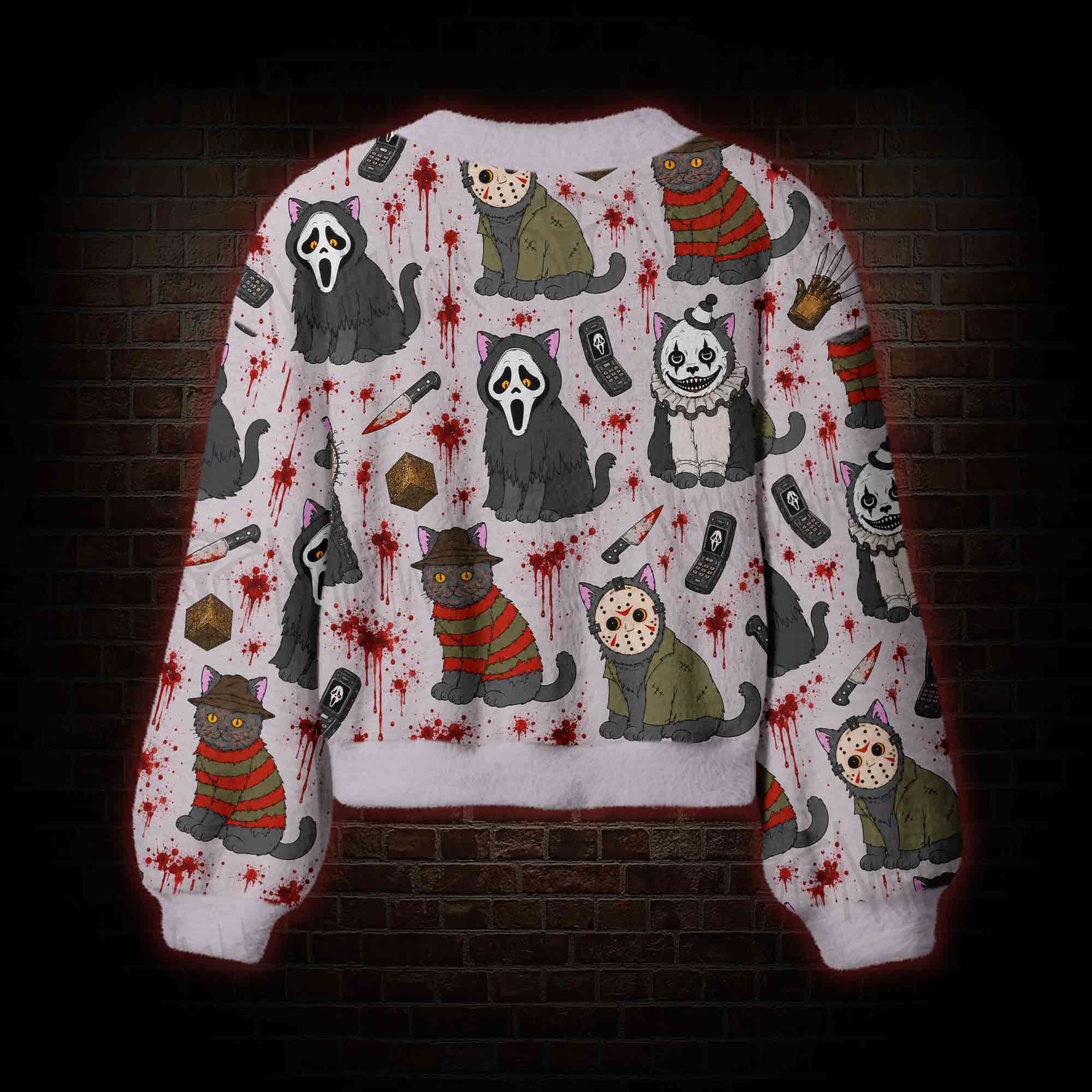 Cat Slayers Women's Cardigan Sweater