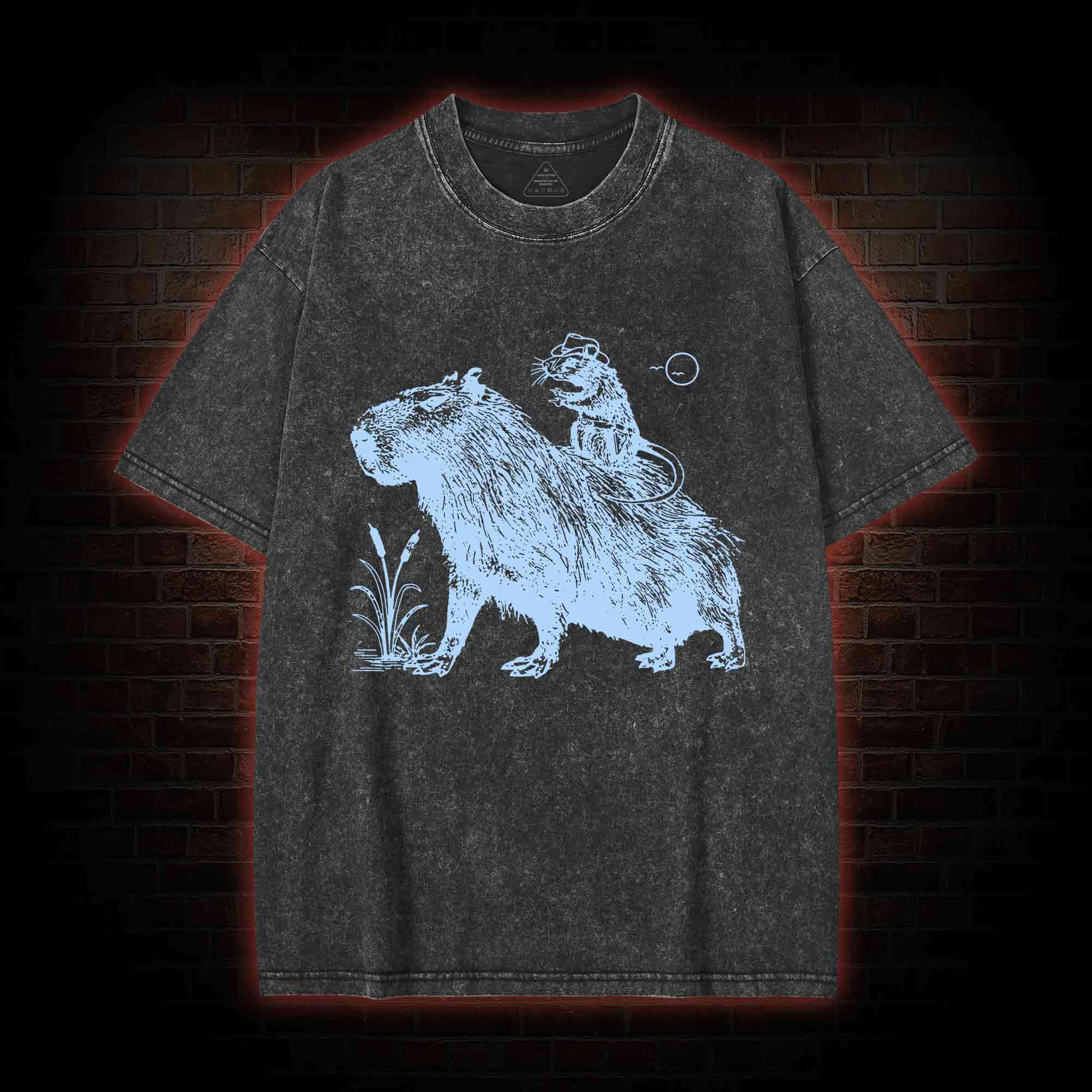 Possum Rider Washed T-shirt