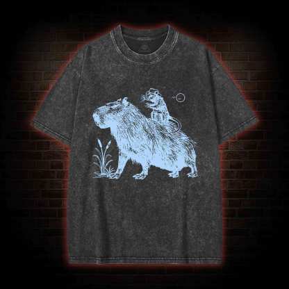 Possum Rider Washed T-shirt