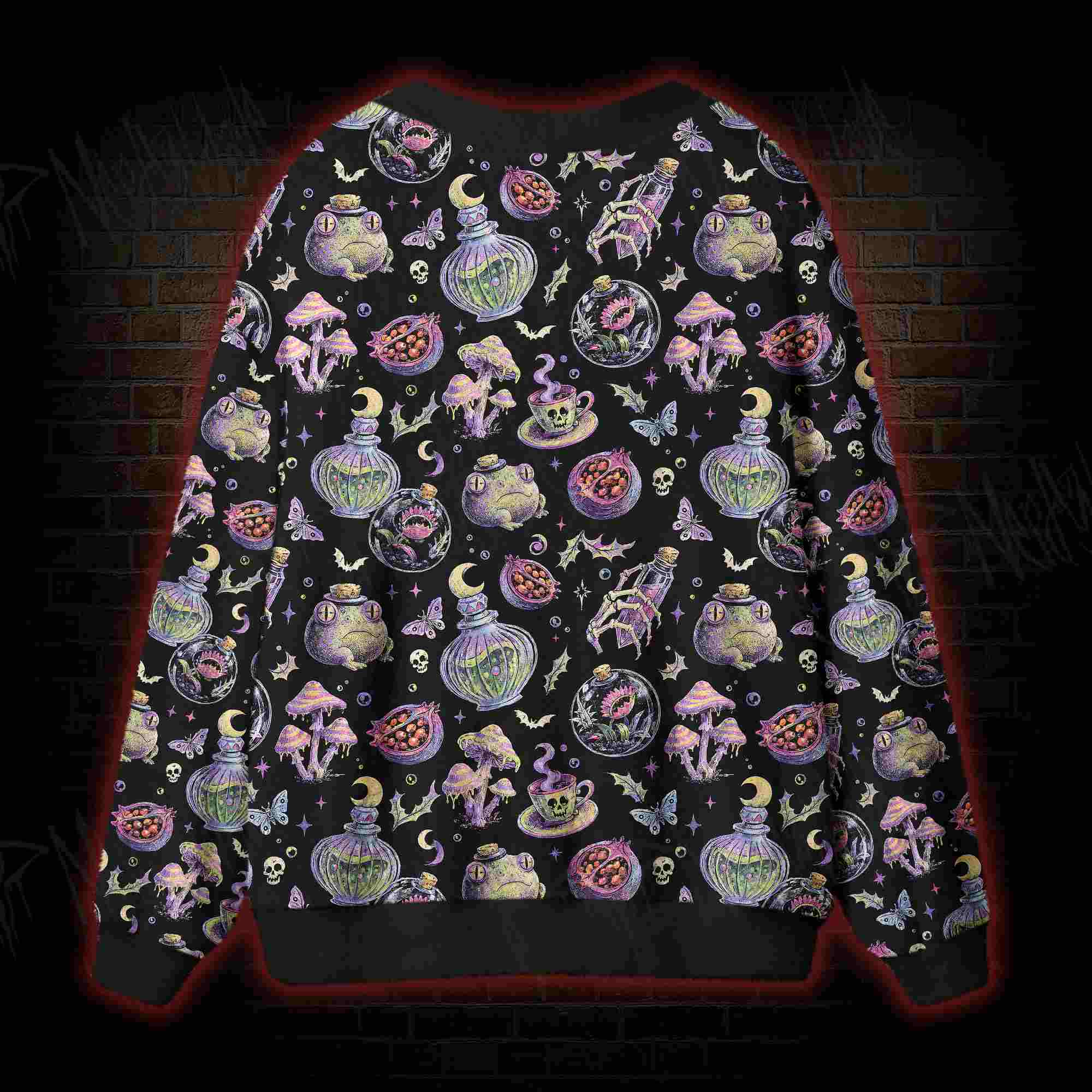 Midnight Potion Cabinet Cardigan Sweater